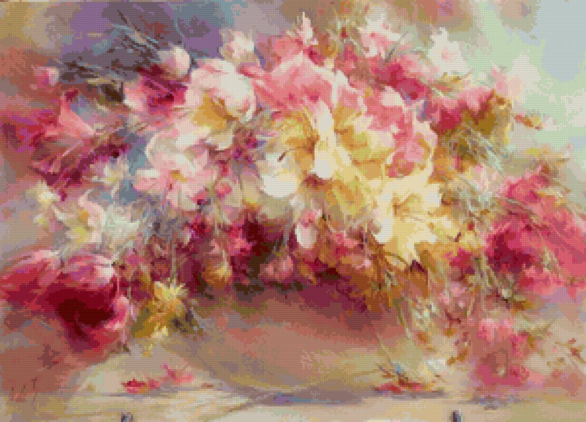 Владимир бабич - цветы букет натюрморт - предпросмотр