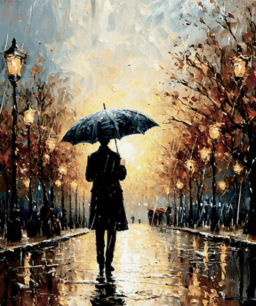 Вальс дождя - дождь, осень - предпросмотр