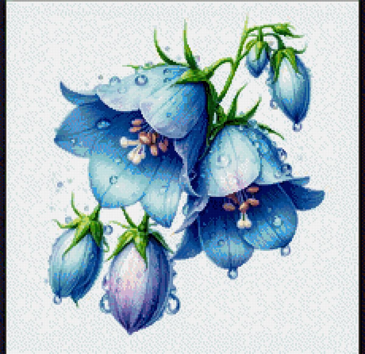 Цветы - колокольчики - предпросмотр