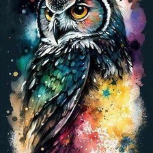 Схема вышивки «Сова»