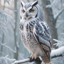 Схема вышивки «Сова»