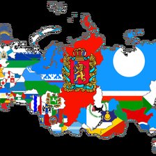 Схема вышивки «Российская Федерация»