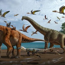 Схема вышивки «Динозавры»