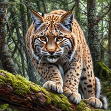 Схема вышивки «Хозяйка леса»