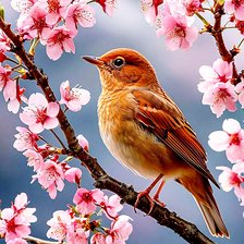 Схема вышивки «Соловей»