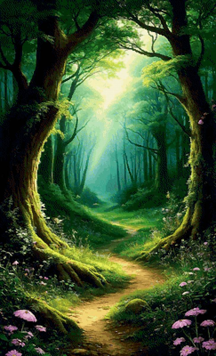 Пейзаж - лес, пейзаж, природа - предпросмотр