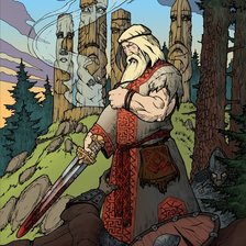 Схема вышивки «Воин 3»