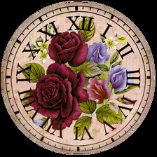 Схема вышивки «часы»