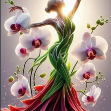 Схема вышивки «Девушка»