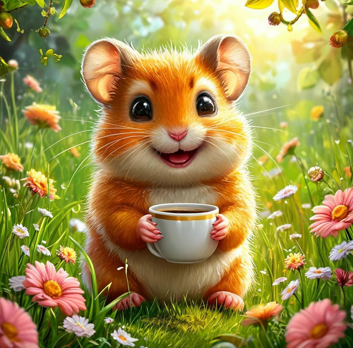 Хомячок - животные, хомяк - оригинал