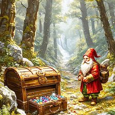 Схема вышивки «В поисках клада»