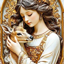 Схема вышивки «Резьба по дереву»