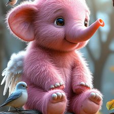 Схема вышивки «слоненок»