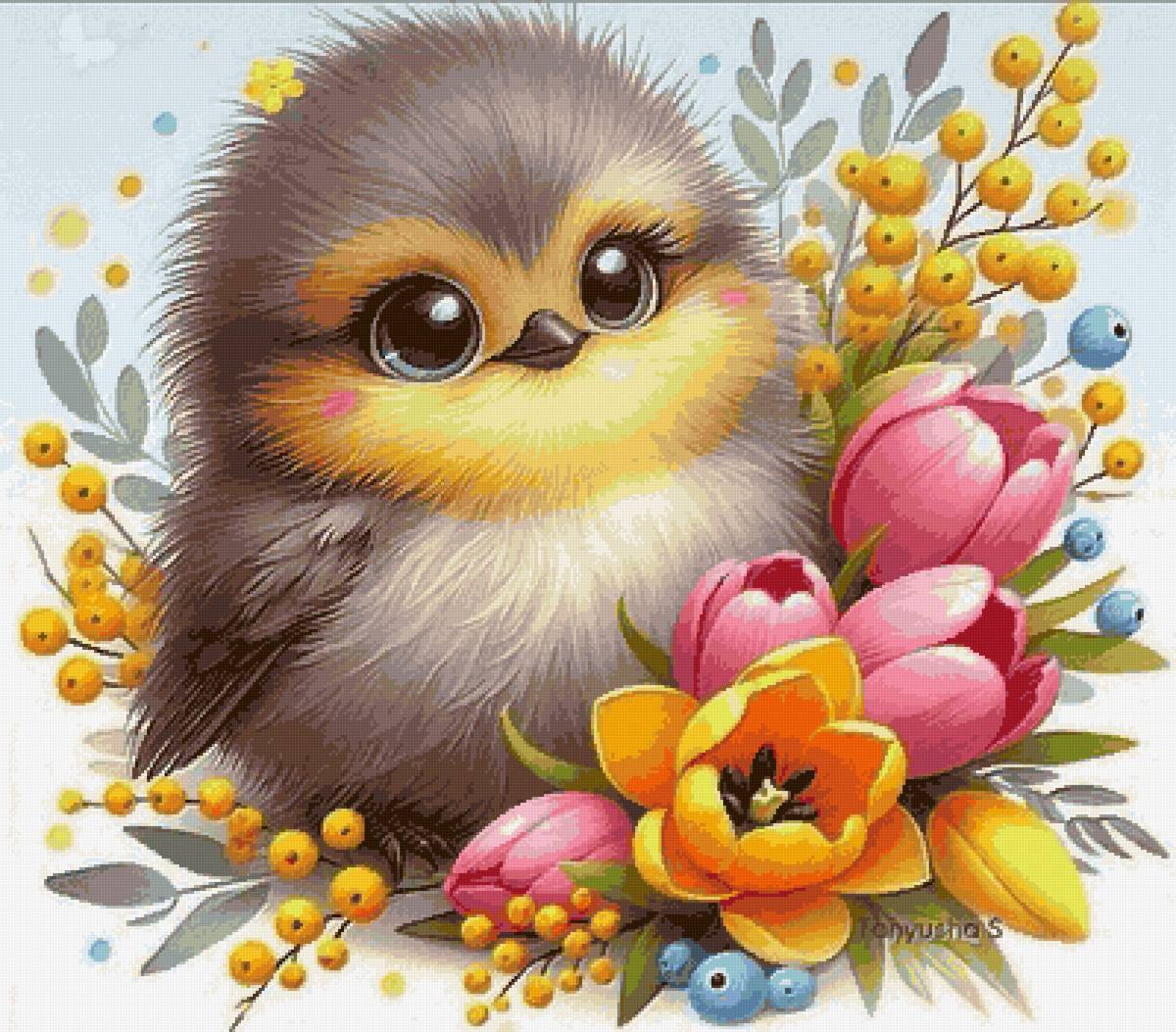 Милая птичка - #птичка - предпросмотр