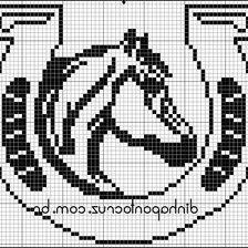 Схема вышивки «Лошадь.»