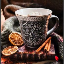 Схема вышивки «Чай»