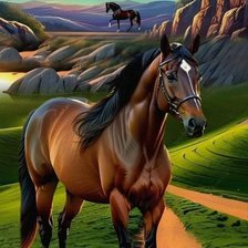 Схема вышивки «Лошадь»