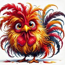 Схема вышивки «петух»