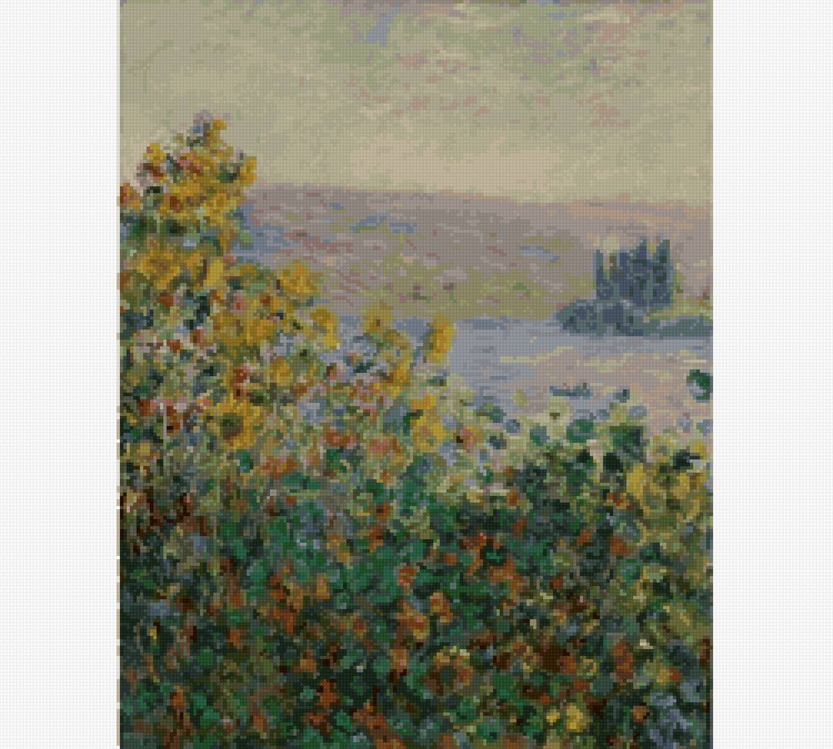 Клод моне - природа пейзаж лето - предпросмотр