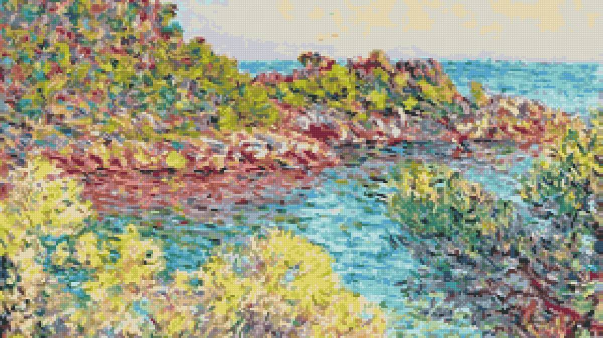 Клод моне - лето природа пейзаж - предпросмотр