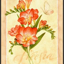 Схема вышивки «Цветы»