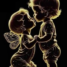 Схема вышивки «Мой ангел со мной»