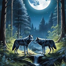 Схема вышивки «Встреча»