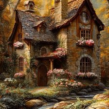 Схема вышивки «paisajes»