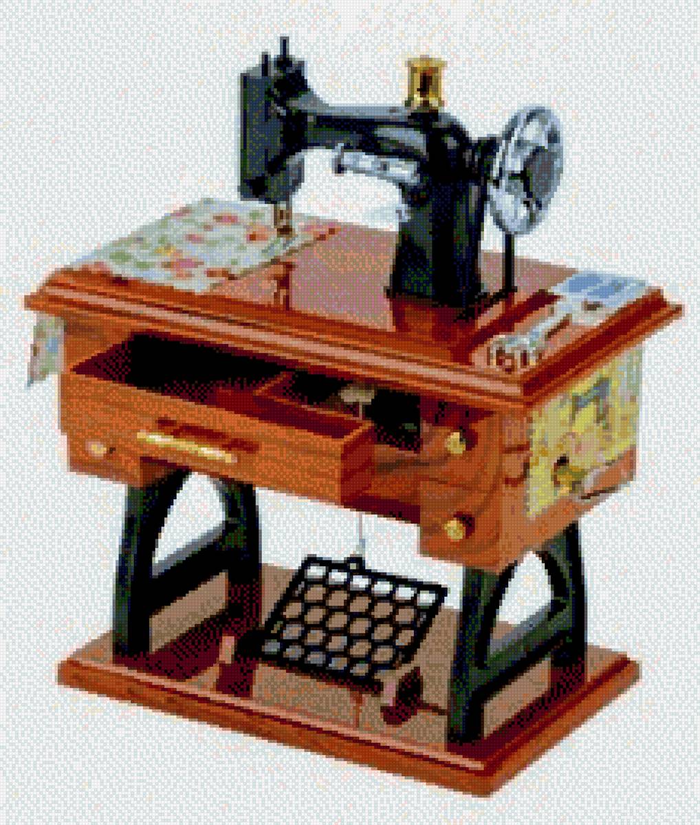 Шитье - машинка - предпросмотр