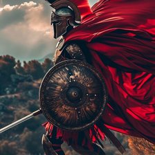 Схема вышивки «Воин»