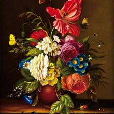 Схема вышивки «Букет»