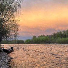 Схема вышивки «речка Копи»