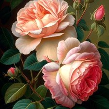 Схема вышивки «Роза»