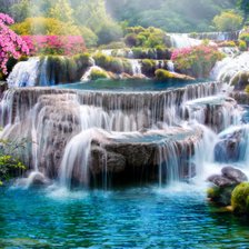 Схема вышивки «Водоспад»