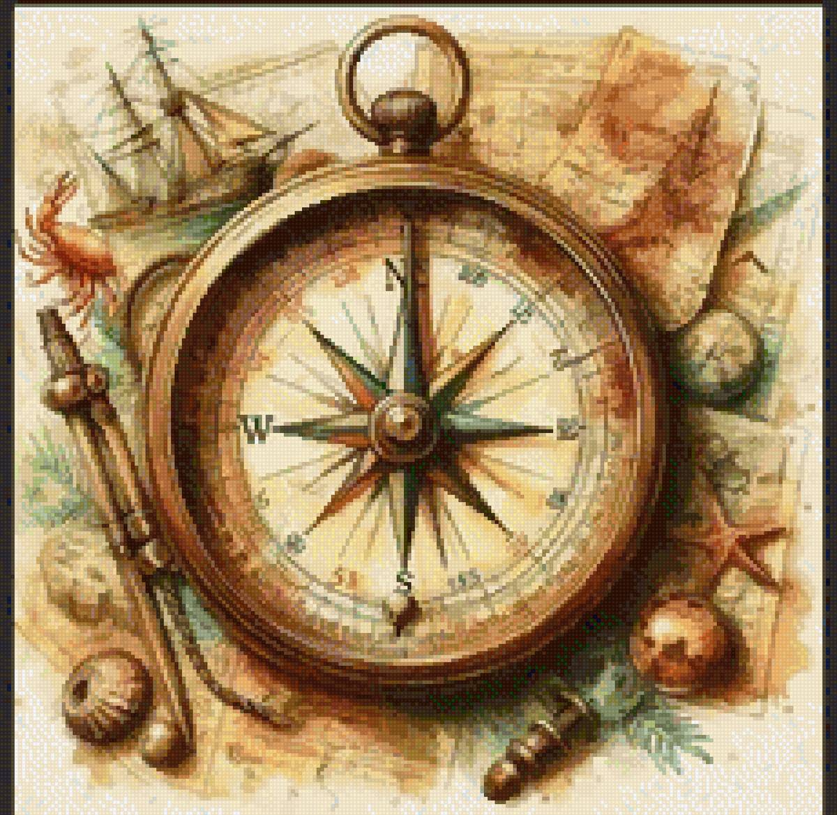 Карта - компас - предпросмотр