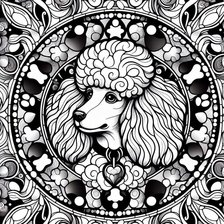 Схема вышивки «Poodle»