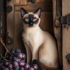 Схема вышивки «Сиам»