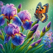 Схема вышивки «цветы»