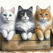 Схема вышивки «Друзья»