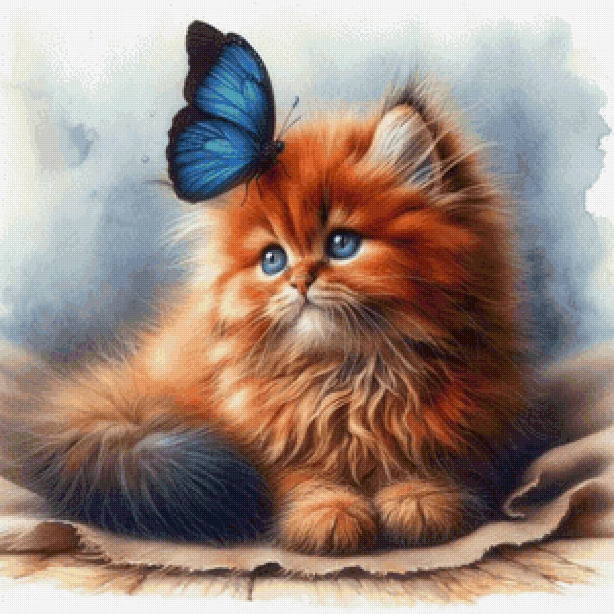 Рыжий - рыжий котенок - предпросмотр