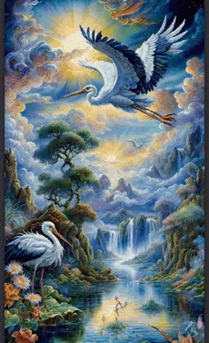 Водопад - полет - предпросмотр