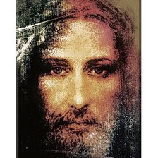 Схема вышивки «Лик Иисуса»