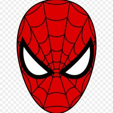 Схема вышивки «Человек-паук»