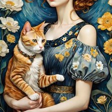 Схема вышивки «девушка»