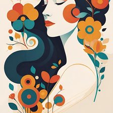 Схема вышивки «дама»