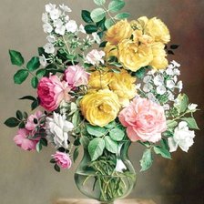 Схема вышивки «Букет»