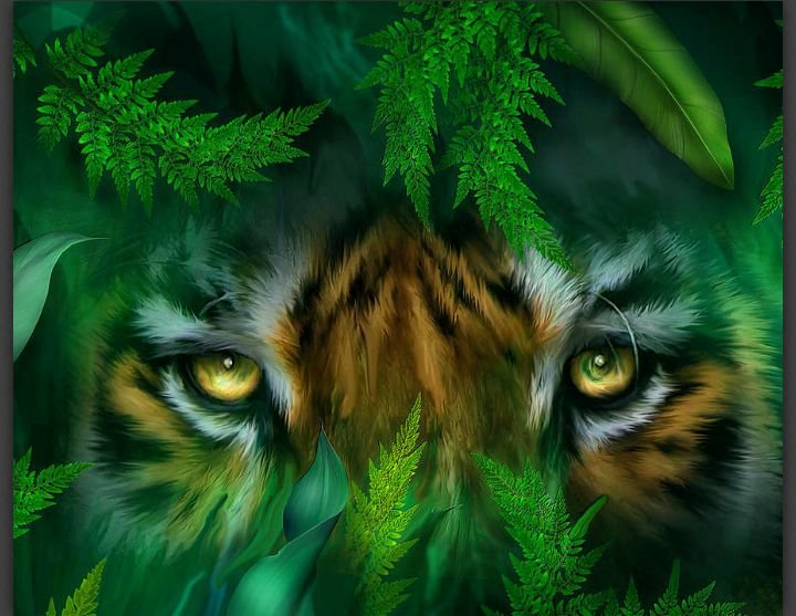 Лес - глаза - оригинал