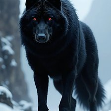 Схема вышивки «РОЖДЁННЫЙ ВОЛКОМ»