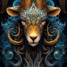 Схема вышивки «Козерог. Зодиак.»