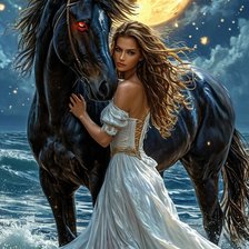 Схема вышивки «Лунная соната  3»